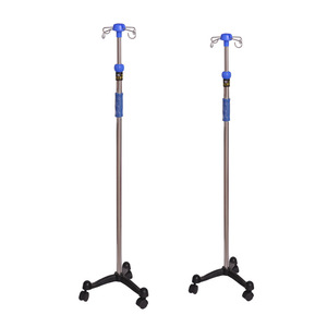 Soporte de Acero Inoxidable para Suero Intravenoso con Ruedas y Ganchos para Uso Hospitalario - Product Image 2