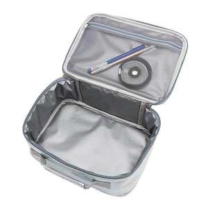 Estuche de Maquillaje de Viaje Premium de 10 Pulgadas, Bolsa Organizadora de Cosméticos de PU Holográfico, Caja de Almacenamiento Portátil de Viaje con Asa - Product Image 6