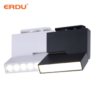 ERDU Floding Floding Light Led Système d'éclairage sur rail Cuisine intérieure Salon Chambre Spot sur rail en aluminium