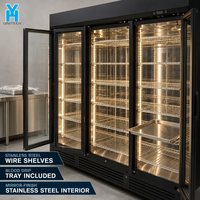 Armoire réfrigérée de maturation et de réduction de l'acidité de la viande à température unique, à refroidissement par air, pour la cuisine et la restauration hôtelière