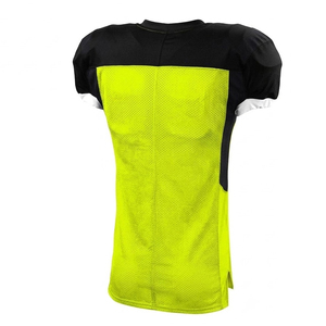 Nouvel ensemble d'uniformes de football américain personnalisables, manches courtes, tissu polyester, design respirant, service OEM - Product Image 5