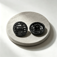 Boutons à tige en alliage de zinc argenté antique CF, vente en gros, accessoires vestimentaires métalliques personnalisés, fabricant, source directe usine