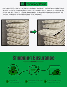 Étagère d'affichage inclinée Highbright pour pharmacie, gain de place, pour les pharmacies et les magasins de vente au détail de produits médicaux - Product Image 4
