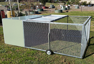 <span class=keywords><strong>Poulailler</strong></span> mobile portable galvanisé anti-renards avec roues pour jardin - Product Image 4