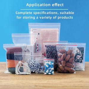 Bolsas de plástico con cierre hermético al por mayor para almacenamiento de alimentos, varios tamaños, personalizables - Product Image 5