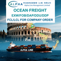 Transitaire maritime Chine-Italie FCL LCL, agent d'expédition porte-à-porte pour commandes d'entreprise uniquement avec transport par camion