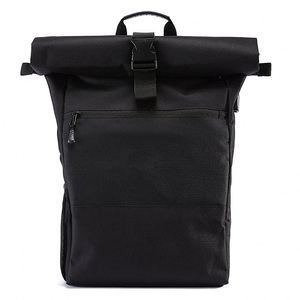 Fashion <b>Recycled</b> Plastic Bottles Expandable Roll Top Waterproof Trendy <b>Backpack</b> With Laptop Pocket - Product Image 2