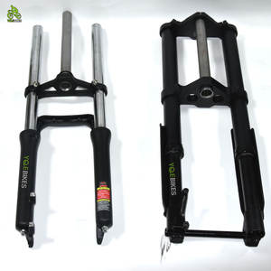 Pièces de vélo haut de gamme <span class=keywords><strong>fourche</strong></span> avant inversée Fat E Bike bricolage assemblage <span class=keywords><strong>fourche</strong></span> Ebike Fit 20 pouces <span class=keywords><strong>vtt</strong></span> Suspension <span class=keywords><strong>fourche</strong></span> - Product Image 1