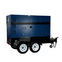 Generador Diésel de 100KVA Tipo Remolque, 60Hz, Doble Voltaje, Silencioso, con Cubierta, ATS, Antipolvo, para Emergencias al Aire Libre