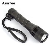 Lampe de plongée LED Asafee, lampe torche LED étanche pour la plongée, lampe de plongée professionnelle rechargeable