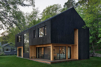 Panneaux muraux extérieurs décoratifs en bois massif Shou Sugi Ban, directement de l'usine, anti-corrosion, bois carbonisé en profondeur pour l'extérieur