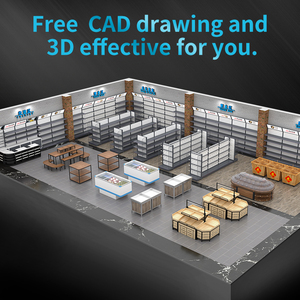 Estante de Exhibición Metálico de Doble Cara Resistente y Personalizable para Supermercados, para Uso en Tiendas, Fabricado por el Productor - Product Image 3