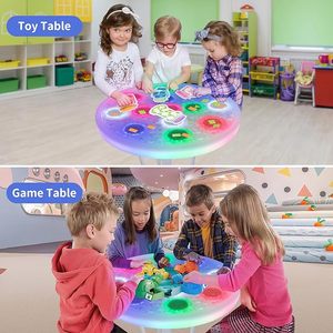 Aanraakgevoelige Lichttafel, Oplaadbare Sensorische Speeltafel Voor Kinderen, Jongens En Meisjes Licht Sensorische Tafel - Product Image 4