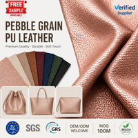 Cuir PU de luxe grainé rose doré, écologique et imperméable, épaisseur 1,2 mm, pour la fabrication de sacs à main, rouleau d'usine EU POPs Bangladesh