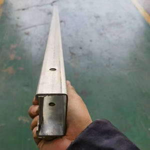 Poste de metal para viñedo con acero galvanizado, poste de extremo de enrejado resistente para vid y huerto - Product Image 2