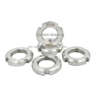 Écrou hexagonal fendu de haute qualité, fabrication directe usine, DIN 937 GB 6178 M6 M8 M10 M12, en acier au carbone, prix EXW - Product Image 4