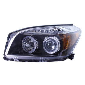 ไฟหน้าสำหรับรถยนต์โตโยต้า RAV 4 ปี 2009-2012 ชุดไฟหน้าแบบปรับปรุงเลนส์แบบไบโฟกัส ซีนอน แองเจิลอาย ไฟ LED สำหรับวิ่งกลางวัน - Product Image 5