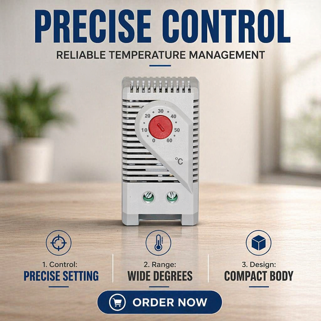 NEW HOT SELL Small Compact Thermostats Rittal for Heater WSTKTO 011