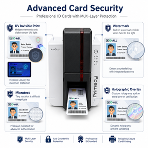 Impresora de Tarjetas de Identificación de Alto Rendimiento Evolis Primacy 2, Impresión a Doble Cara, PVC, Alta Eficiencia, hasta 280 Tarjetas de Color/hora - Product Image 4