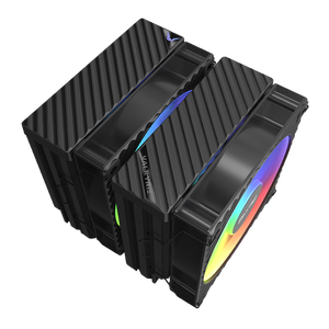 Dq125 Argb Black Vk Cpu Radiador refrigerado por aire <span class=keywords><strong>de</strong></span> doble <span class=keywords><strong>torre</strong></span> compatible con efectos <span class=keywords><strong>de</strong></span> iluminación Lga1700/1851 Am5 Argb - Product Image 1