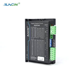 Runcin di alta qualità <span class=keywords><strong>Nema</strong></span> <span class=keywords><strong>23</strong></span> 1 asse ibrido digitale <span class=keywords><strong>Stepper</strong></span> Driver Kit motore 2.6N.m 368Oz.in macchina CNC da 100mm - Product Image 5