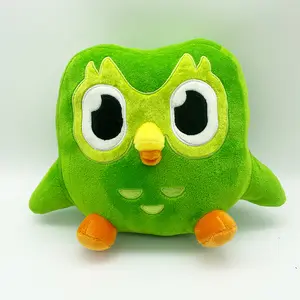 Offre Spéciale mignon hibou poupée peluche de Duo le hibou peluche jouets en peluche Figure jouet Duolingo peluche