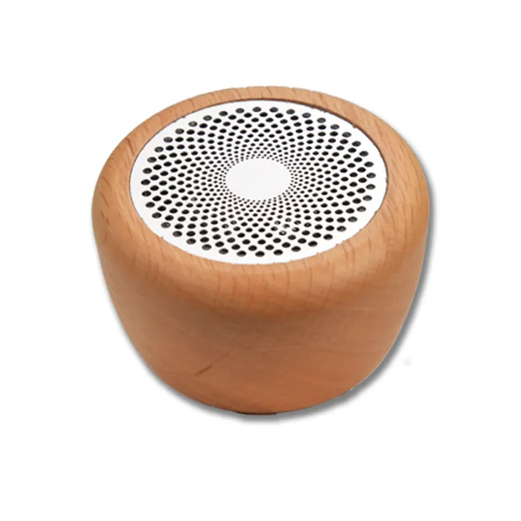 New Arrival Portable Wooden Wireless Bluetooth Speaker Wood Home Audio Music Sound Equipment for Room Decoration
