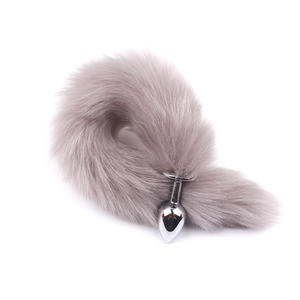 Anal <span class=keywords><strong>Plug</strong></span> Fox Tail Flirting Toys Female Metal Sex Toys for Role Play Masturbation Dropshipping Clothing Accessories - Product Image 5