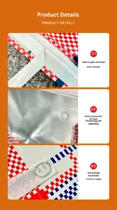 Sac de livraison isotherme en aluminium épais, boîte à repas à emporter, emballage extra-épais en non-tissé avec logo imprimé, qualité alimentaire - Product Image 2
