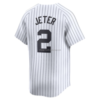Jersey Baseball Amerika New York Yankees Bordir Grosir untuk Pria # 99 Aaron Judge # 2 Derek Jeter # 45 Perlengkapan Softball Gerrit Cole