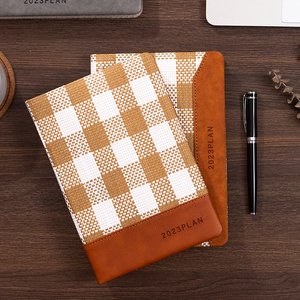 Agenda/Diary Delijia 2027 A5 à couverture rigide en paille, reliure cousue, 352 <span class=keywords><strong>pages</strong></span>, 70 g/m², blanc, pour planification quotidienne, hebdomadaire et mensuelle - Product Image 2