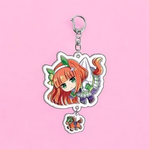 OEM ODM Charm Acrílico de Personajes de Umamusume Pretty Derby de 2 Pulgadas: Special Week, Rice Shower, Tokai Teio - Product Image 2