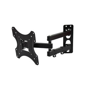 Support mural pour téléviseur X200 en acier laminé à froid noir - Compatible avec les téléviseurs de 17 à 42 pouces, capacité de charge de 22 kg pour les petits écrans - Product Image 1