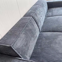Nouveau Style Canapé Compact Haute Qualité pour Salon Ensemble de Meubles en Tissu