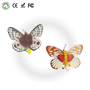 Juguete para Gatos con Forma de Mariposa Realista, Personalizable, de Moda, con Certificación CE, Ecológico, de Poliéster, Interactivo - Product Image 1
