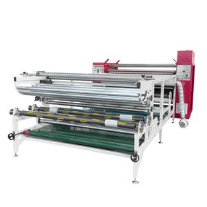 Bán Tự Động 600Mm Con Lăn Thăng Hoa Máy Truyền Nhiệt Tấm Loại Nhiệt Báo Chí Vải Cuộn In Ấn Khí Nén Cho New Cap - Product Image 2