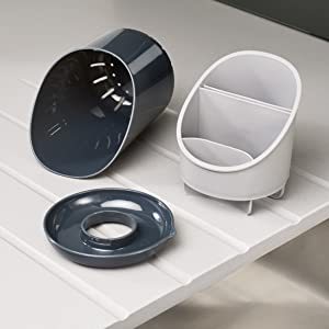 Di plastica Scolapiatti Organizzatore Forchetta Cucchiaio Bacchette di Stoccaggio Cucchiaio Spork Posate Titolare Tavola Organizzatore - Product Image 3