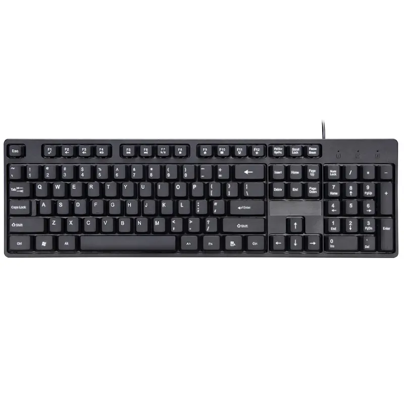 Teclado impermeable con cable GC FK100 Teclado de negocios adecuado para usuarios de Oficina Comercial y oficina en casa