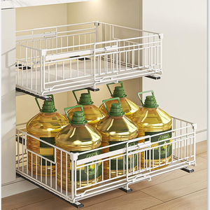 Système de rangement extensible pour placard : étagères coulissantes, paniers pliables pour vêtements, organiseurs de tiroirs pour armoire - Product Image 3