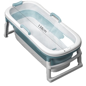 2025 חדש אי אמבטיה מתקפלת pp tpe פלסטיק עיסוי גלגלים ילדים למבוגרים אורך 115 ס "מ 138 - Product Image 5