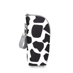 Breast Milk Bottle diaper bag accessories baby bottle cooler bag Thermal Insulated cow print baby bottle bag