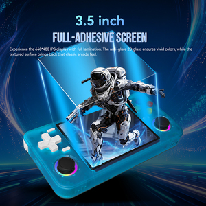 เครื่องเล่นเกมพกพา RF35H หน้าจอ IPS 3.5 นิ้ว ระบบโอเพ่นซอร์ส หน่วยความจำ 128GB เกมส์มากกว่า 18000 เกม ชิปประมวลผล Rk3326 แบตเตอรี่ 4000mAh แรม 1+4GB - Product Image 3