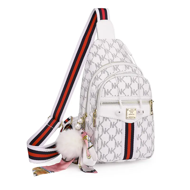 Fashion Direct Girl Fashion Chest bag Women White Luxury Crossbody bag Handbag