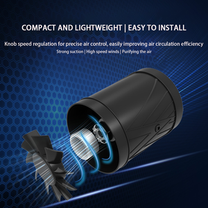 EC Variable Frequency Tent Planting Hydroponic Household Ventilation <b>Boosting</b> Diagonal Flow Fan Inline <b>Pipe</b> Exhaust Exhaust Fans - Product Image 2