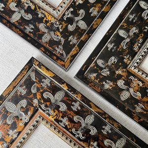 Peinture à l'huile encadrée en bois écologique, faite à la main, sur mesure, style <span class=keywords><strong>baroque</strong></span> doré européen, avec impression en relief - Product Image 2