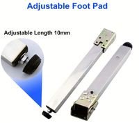 Pieds de table en fer – Conception pliable réglable, finition thermolaquée moderne, durables pour chambre, salon et usage extérieur
