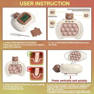 Nouveau jouet de Puzzle pour enfants dessin animé jeu de poussée portable soulagement du Stress jouet pour enfants Machine de jeu de défi pour enfants - Product Image 5