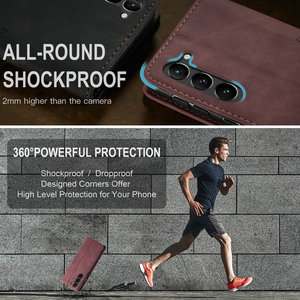 CaseMe – coque de téléphone portable et accessoires pour <span class=keywords><strong>Samsung</strong></span> S23, étui de luxe, nouvelle arrivée, béquille, carte de crédit, étui portefeuille pour <span class=keywords><strong>Samsung</strong></span> S23 - Product Image 3