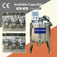 Cuve de pasteurisation de lait de haute qualité 1000L 500L 200 Litres – Cuve de pasteurisation de lait