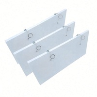 Panneaux acoustiques suspendus en laine pour plafond, panneaux rectangulaires suspendus par câble, installation rapide, suspension verticale